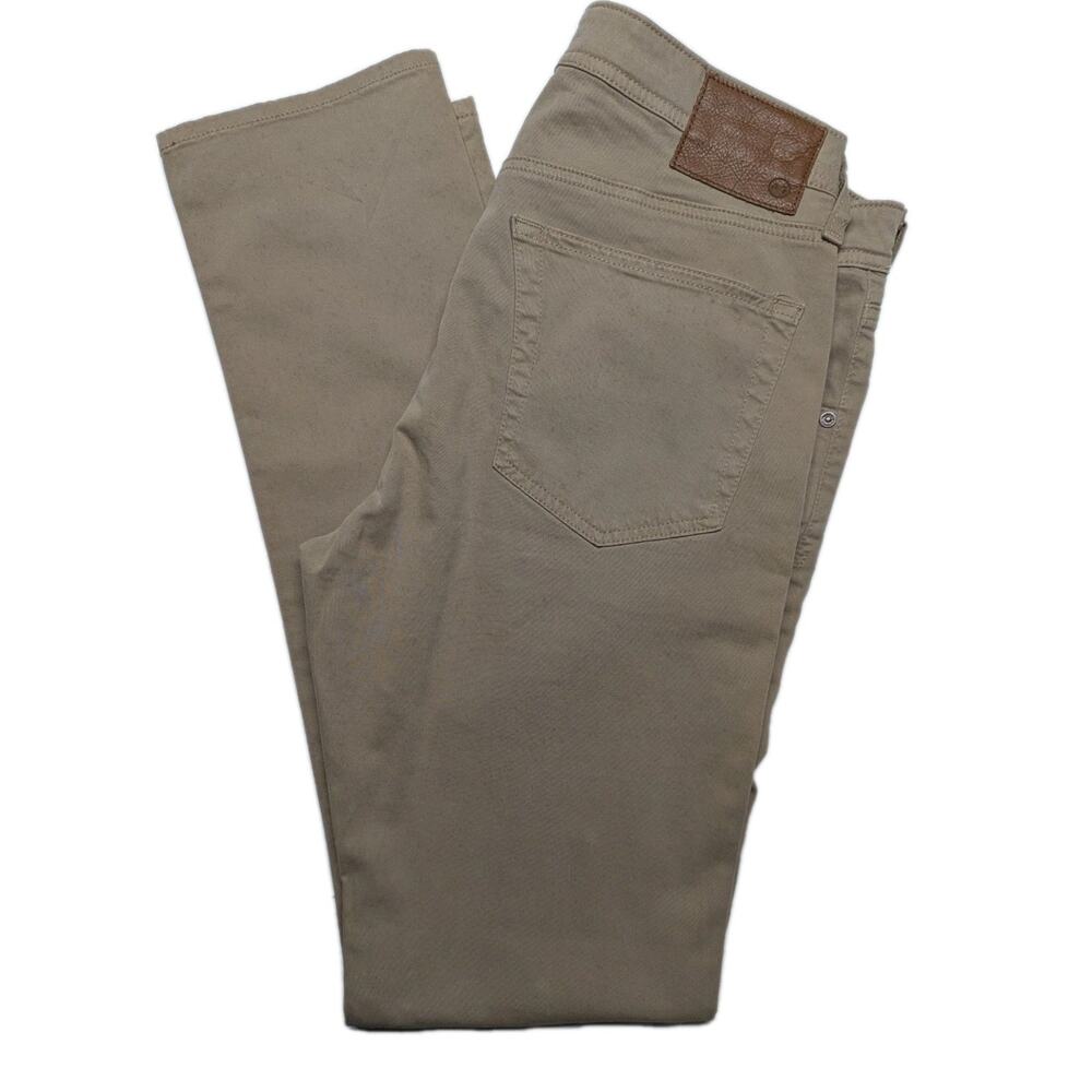 AG 34x34 Tellis Modern Slim Sueded Pants in Partridge Beige Dune Sand $188 NWT